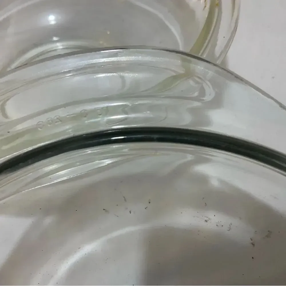 Vintage Pyrex 1.5 Qt Clear Glass Ovenware Dish Bakeware Lid Casserole USA Made